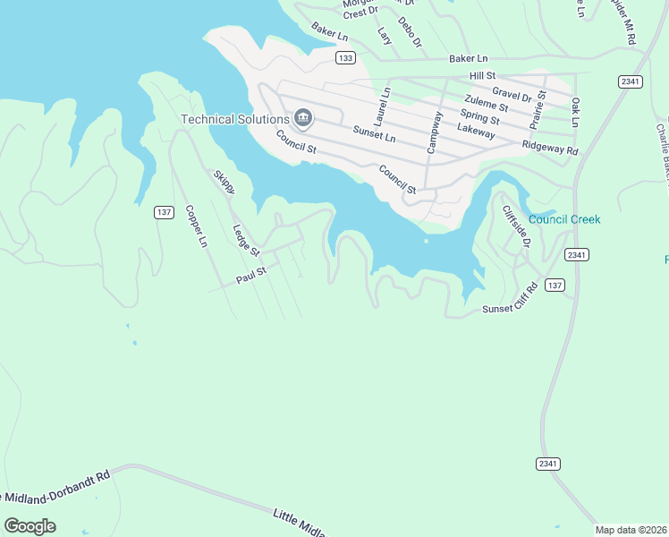 map of restaurants, bars, coffee shops, grocery stores, and more near 1518 County Road 137 in Burnet