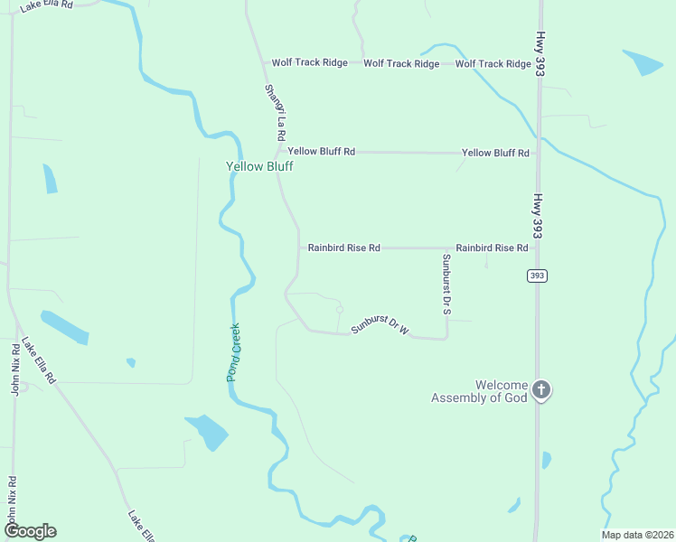 map of restaurants, bars, coffee shops, grocery stores, and more near 4482 Rainbird Rise Road in Crestview