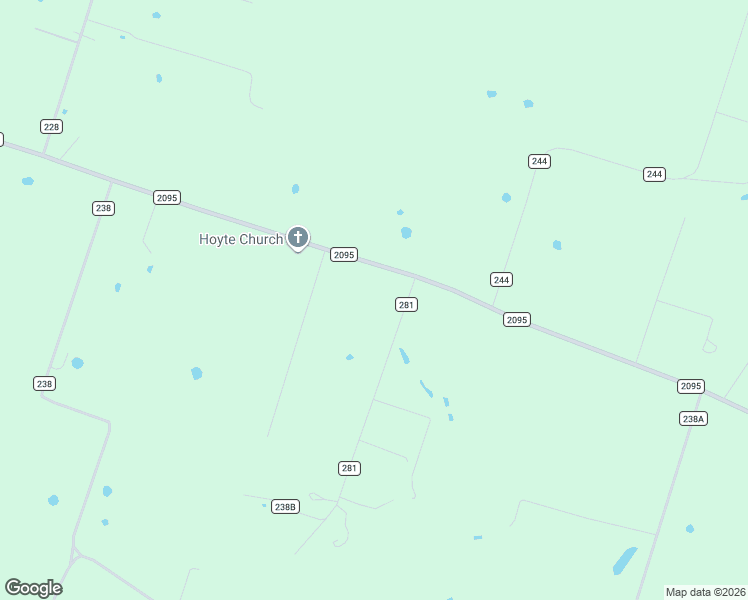 map of restaurants, bars, coffee shops, grocery stores, and more near 2600 Farm to Market Road 2095 in Cameron