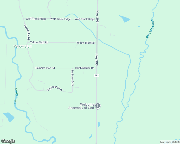 map of restaurants, bars, coffee shops, grocery stores, and more near 4584 Rainbird Rise Road in Crestview