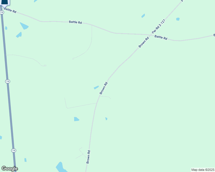 map of restaurants, bars, coffee shops, grocery stores, and more near 5597 Brown Road in Ethel
