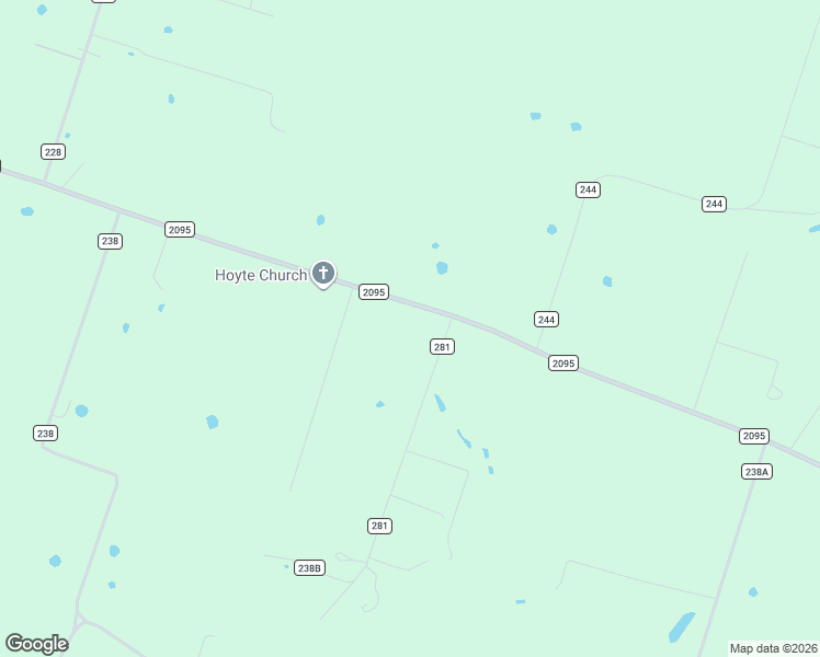 map of restaurants, bars, coffee shops, grocery stores, and more near 2600 Farm to Market Road 2095 in Cameron