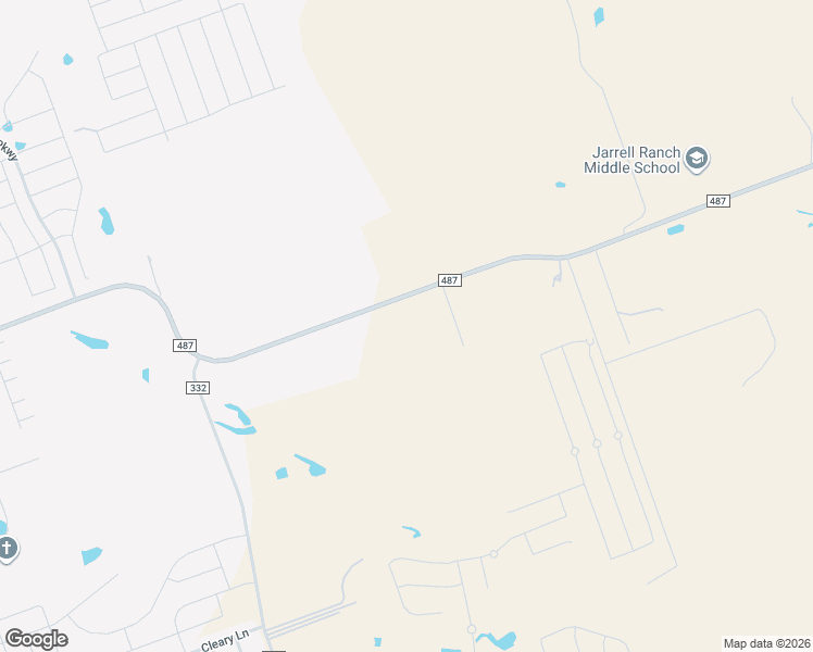 map of restaurants, bars, coffee shops, grocery stores, and more near 1550 Farm to Market Road 487 in Jarrell