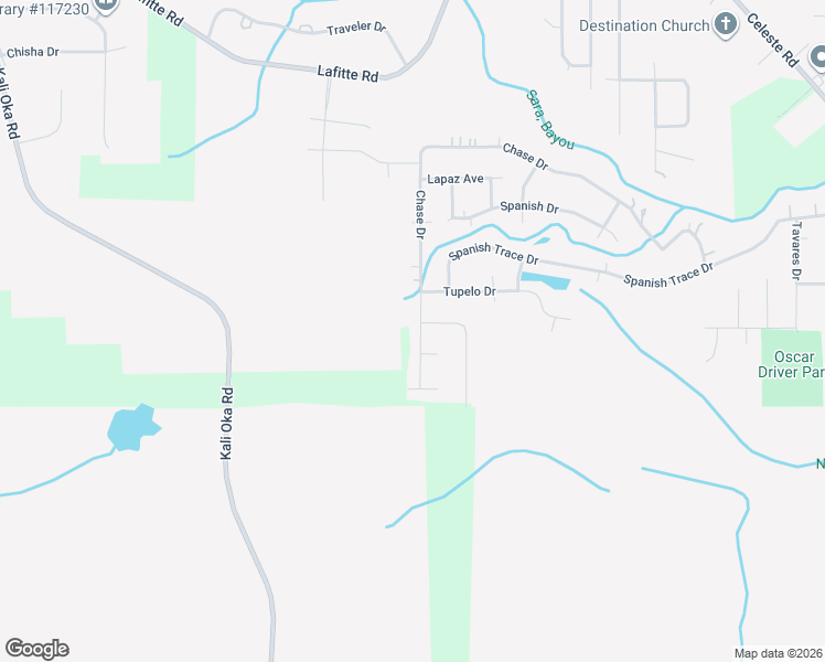 map of restaurants, bars, coffee shops, grocery stores, and more near 103 Chase Dr in Saraland