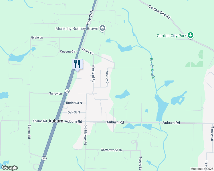 map of restaurants, bars, coffee shops, grocery stores, and more near 3143 Audrey Drive in Crestview