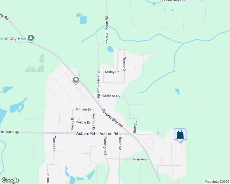 map of restaurants, bars, coffee shops, grocery stores, and more near 3425 Melissa Lane in Crestview