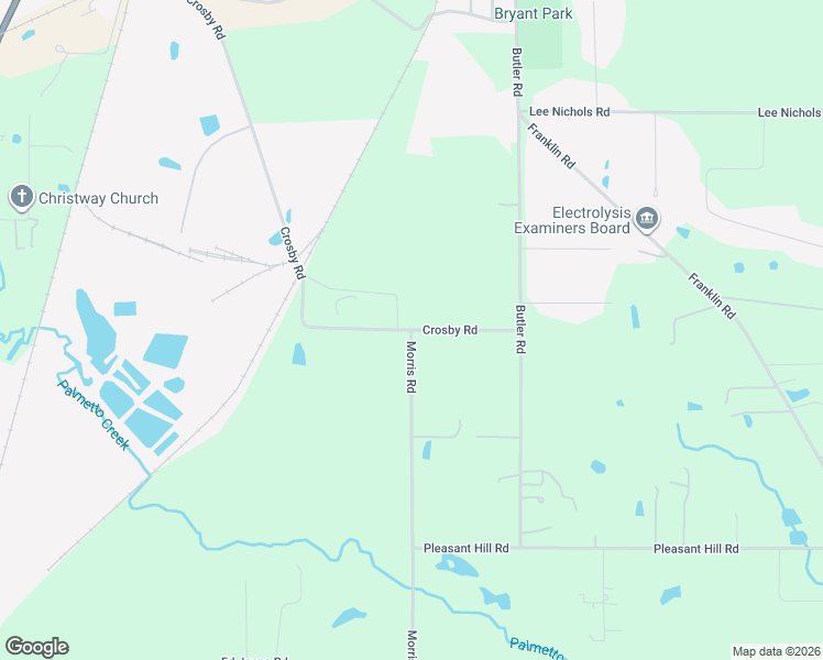 map of restaurants, bars, coffee shops, grocery stores, and more near 200 Morris Road in DeRidder