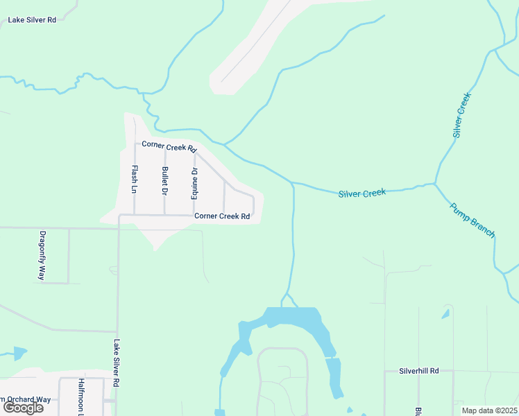 map of restaurants, bars, coffee shops, grocery stores, and more near 2653 Corner Creek Road in Crestview