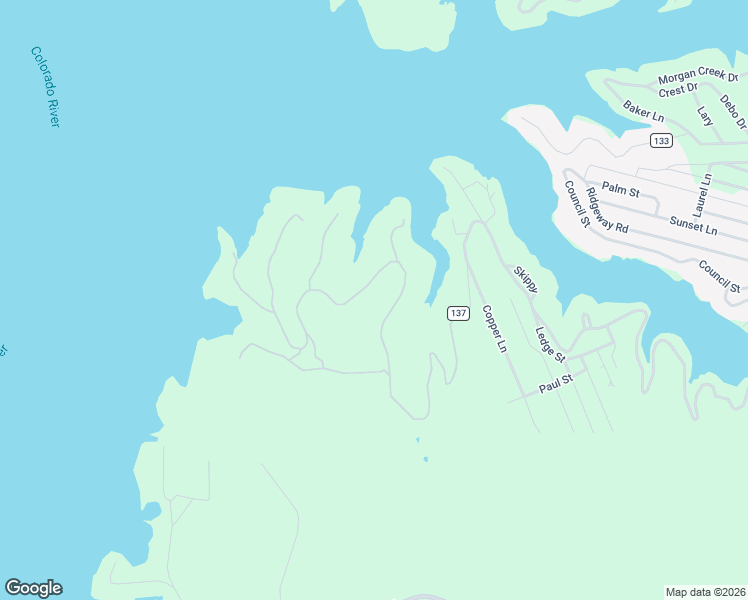 map of restaurants, bars, coffee shops, grocery stores, and more near 3525 Sunset Cliff Road in Burnet