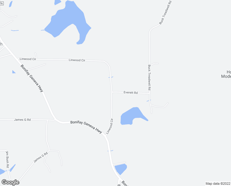map of restaurants, bars, coffee shops, grocery stores, and more near 2826 Linwood Circle in Bonifay