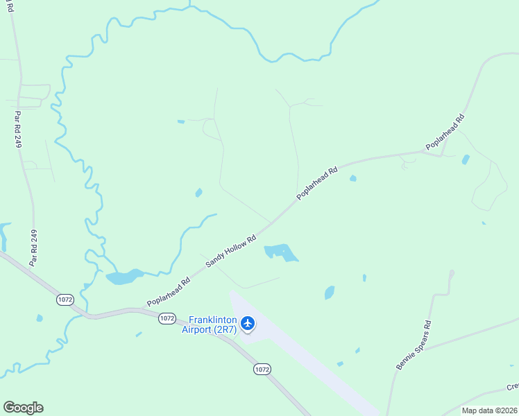 map of restaurants, bars, coffee shops, grocery stores, and more near 46547 Poplarhead Road in Franklinton