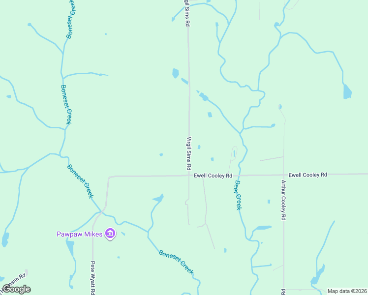 map of restaurants, bars, coffee shops, grocery stores, and more near 1458 Virgil Sims Road in DeRidder