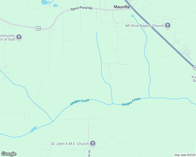 map of restaurants, bars, coffee shops, grocery stores, and more near 6545 Viewpoint Road in Mobile County