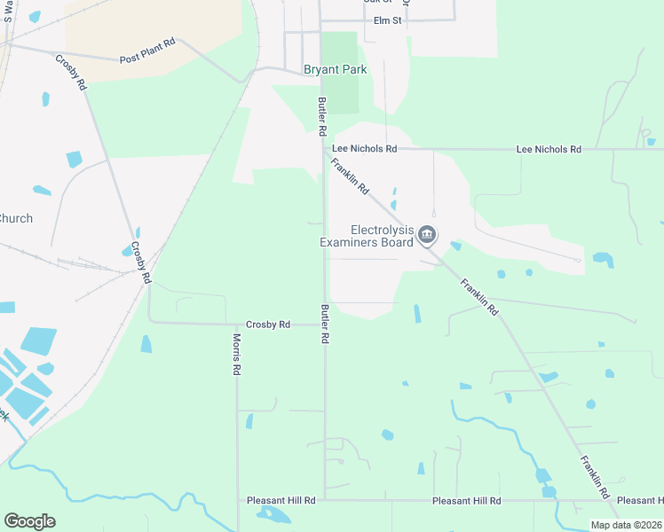 map of restaurants, bars, coffee shops, grocery stores, and more near 311 Butler Road in DeRidder