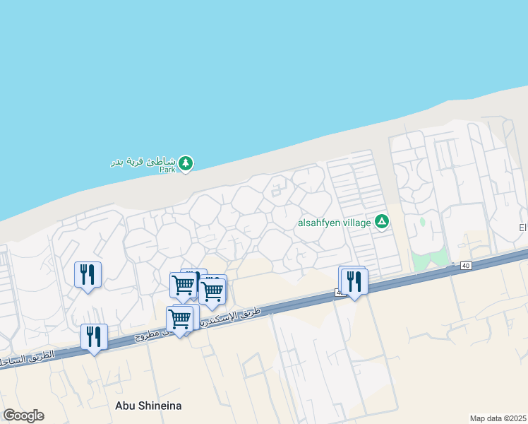 map of restaurants, bars, coffee shops, grocery stores, and more near in 