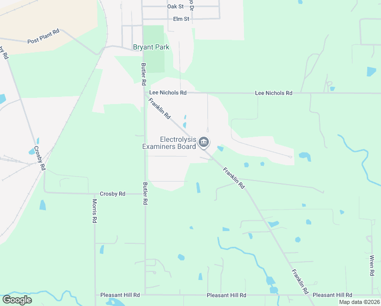 map of restaurants, bars, coffee shops, grocery stores, and more near 113 Antler Circle in DeRidder