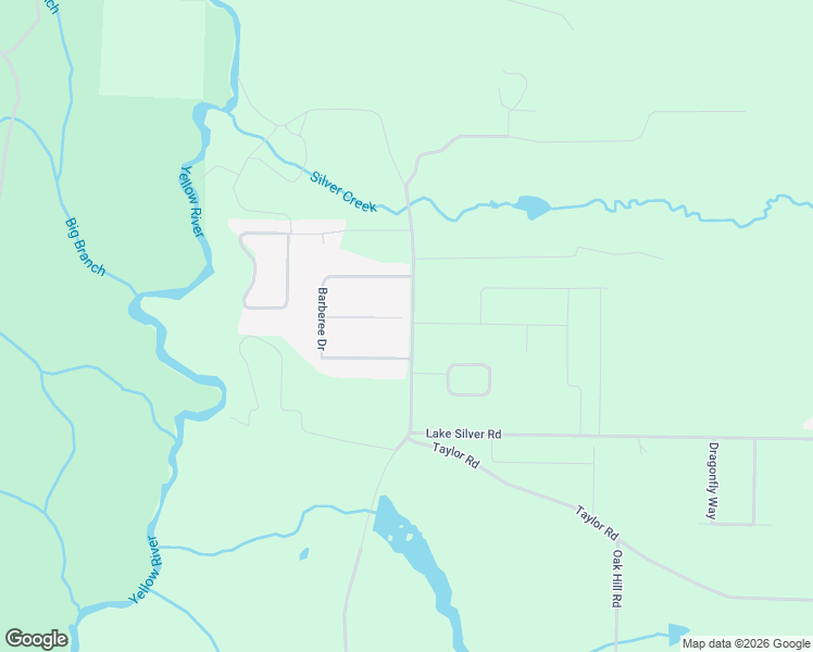 map of restaurants, bars, coffee shops, grocery stores, and more near 2400 Lake Silver Road in Crestview