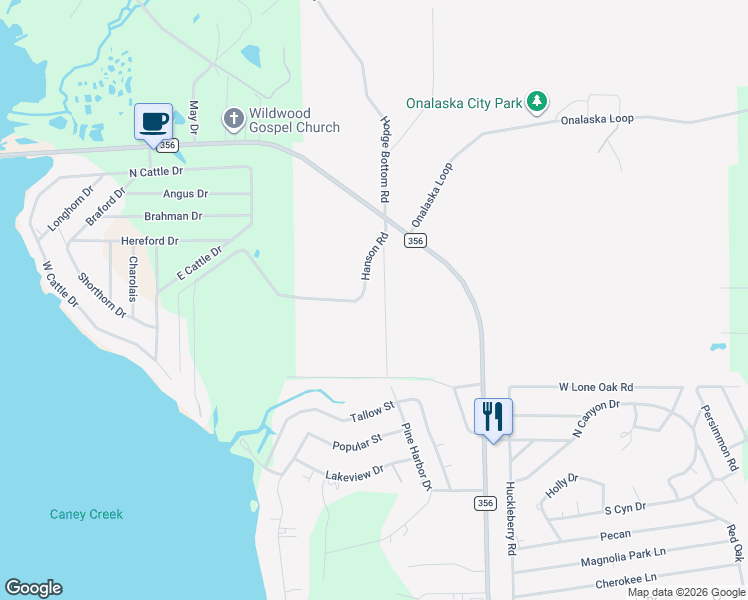 map of restaurants, bars, coffee shops, grocery stores, and more near 519 Hanson Road in Onalaska