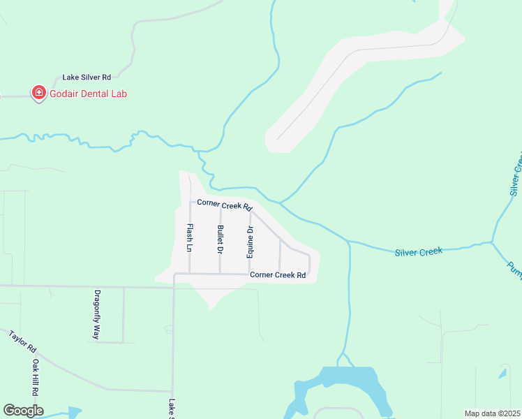 map of restaurants, bars, coffee shops, grocery stores, and more near 2677 Corner Creek Road in Crestview