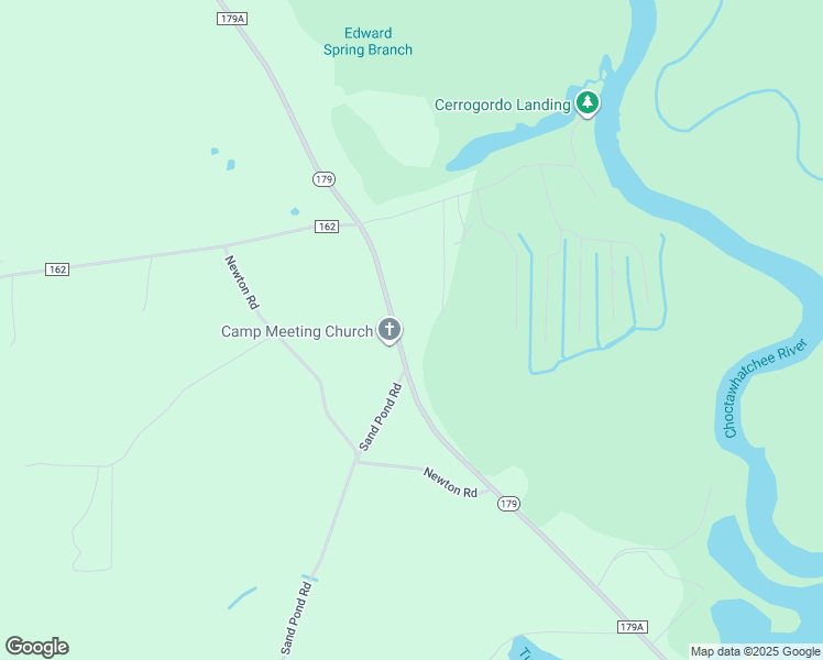 map of restaurants, bars, coffee shops, grocery stores, and more near 2135 County Road 179A in Westville