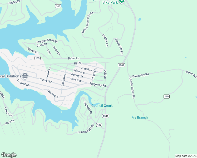 map of restaurants, bars, coffee shops, grocery stores, and more near 310 Spring Street in Burnet