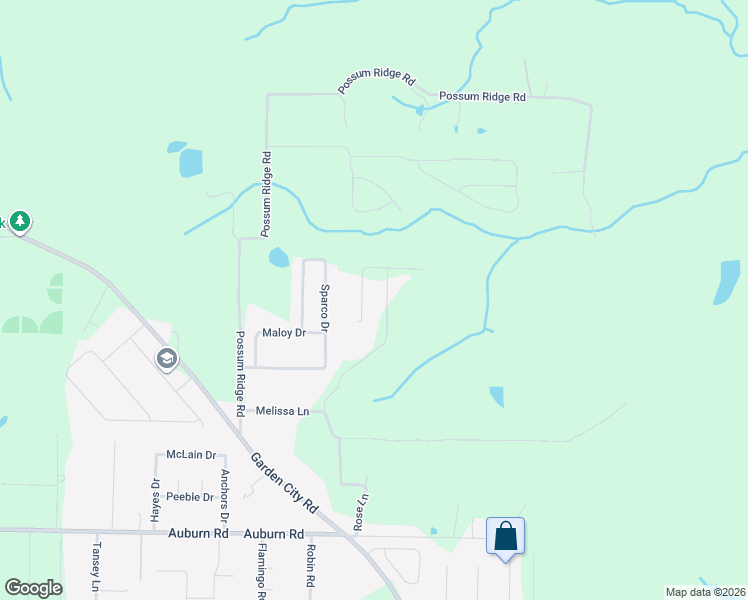 map of restaurants, bars, coffee shops, grocery stores, and more near 3511 Melissa Lane in Crestview