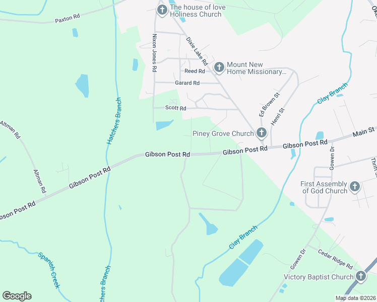 map of restaurants, bars, coffee shops, grocery stores, and more near 2557 Gibson Post Road in Folkston