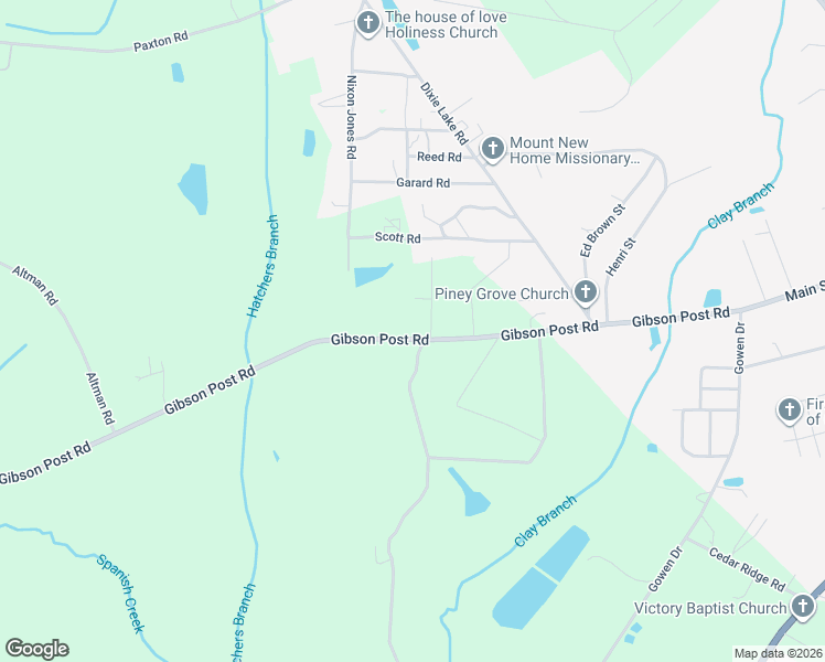 map of restaurants, bars, coffee shops, grocery stores, and more near 2557 Gibson Post Road in Folkston