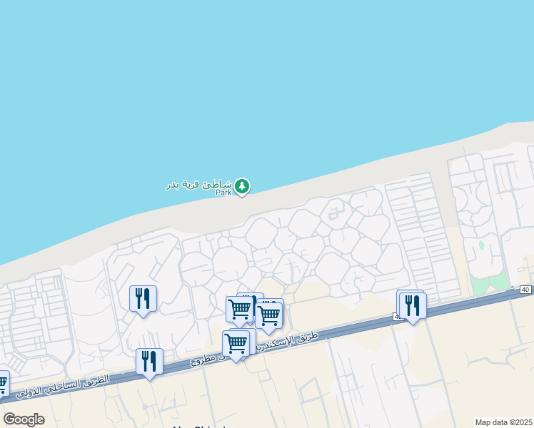 map of restaurants, bars, coffee shops, grocery stores, and more near in 