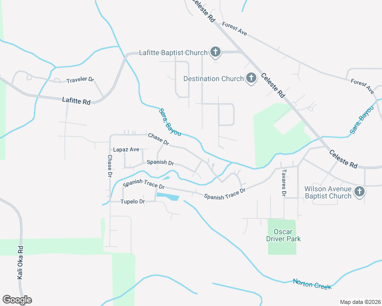 map of restaurants, bars, coffee shops, grocery stores, and more near 1804 Chase Drive in Saraland