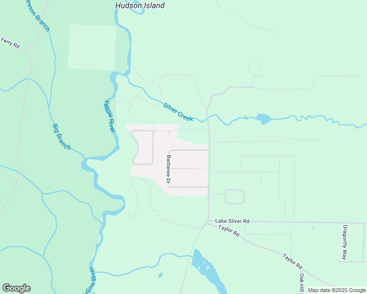 map of restaurants, bars, coffee shops, grocery stores, and more near 2354 Barberee Drive in Crestview