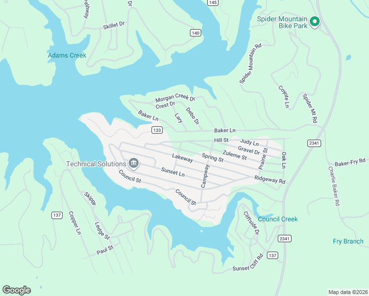 map of restaurants, bars, coffee shops, grocery stores, and more near 822 Spring Street in Burnet