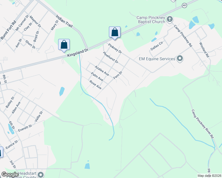 map of restaurants, bars, coffee shops, grocery stores, and more near 4 Bell Circle in Folkston