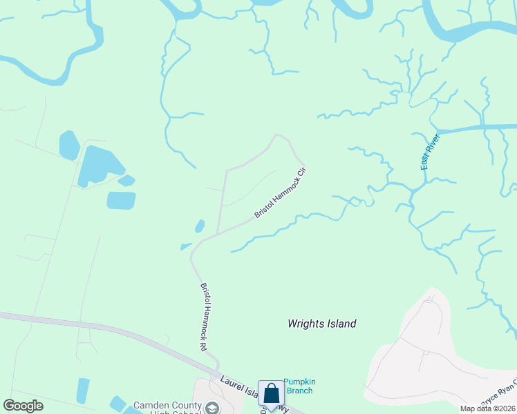map of restaurants, bars, coffee shops, grocery stores, and more near 142 Bristol Hammock Court in Kingsland