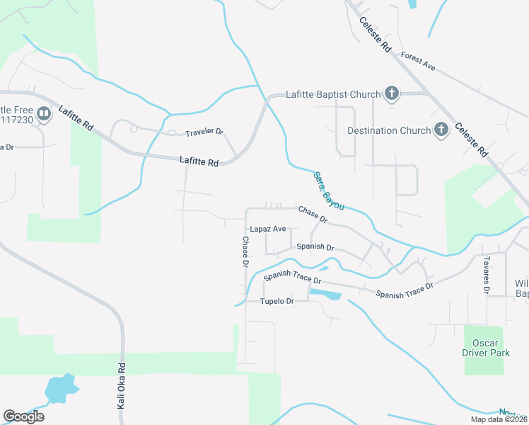 map of restaurants, bars, coffee shops, grocery stores, and more near 2004 Chase Drive in Saraland