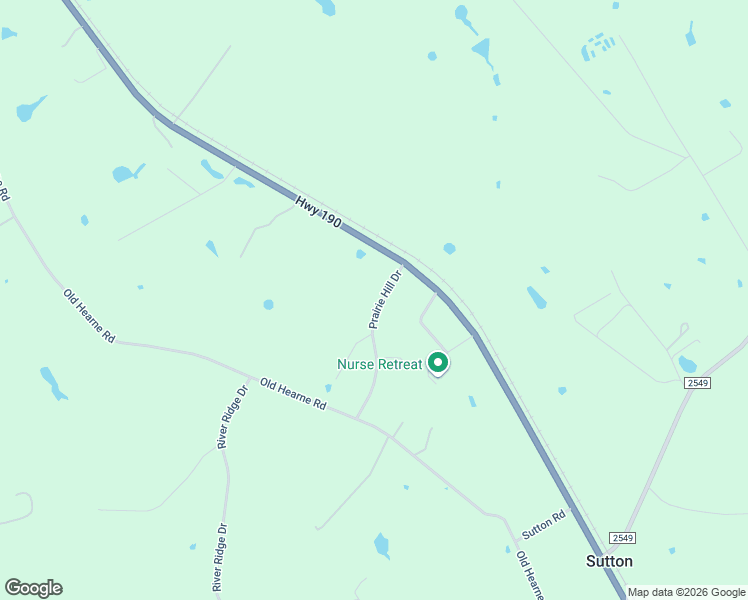 map of restaurants, bars, coffee shops, grocery stores, and more near 11936 Prairie Hill Drive in Hearne