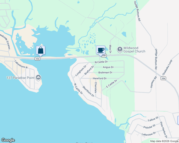 map of restaurants, bars, coffee shops, grocery stores, and more near 245 Braford Drive in Onalaska