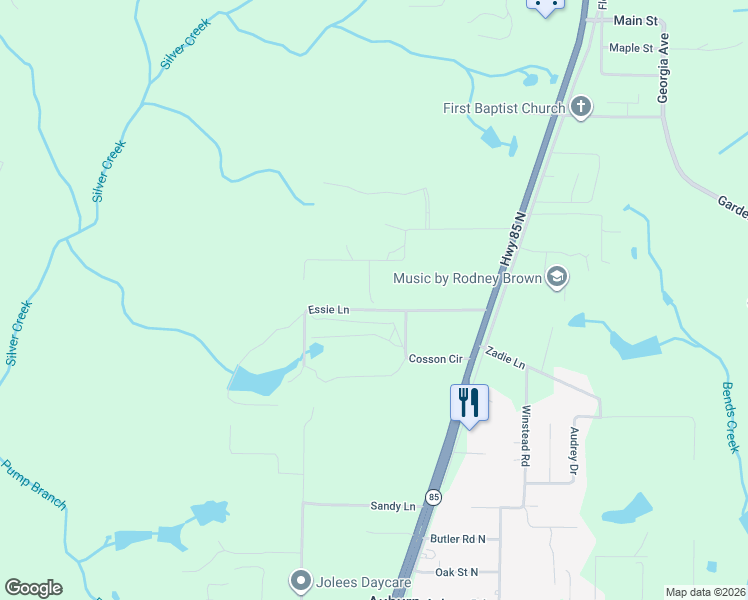 map of restaurants, bars, coffee shops, grocery stores, and more near 3050 Essie Ln in Crestview