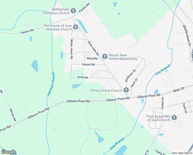 map of restaurants, bars, coffee shops, grocery stores, and more near 38 Owen-Spatcher Road in Folkston