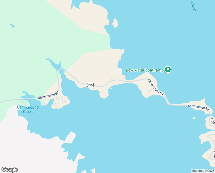 map of restaurants, bars, coffee shops, grocery stores, and more near 1312 County Road 225 in Bluffton