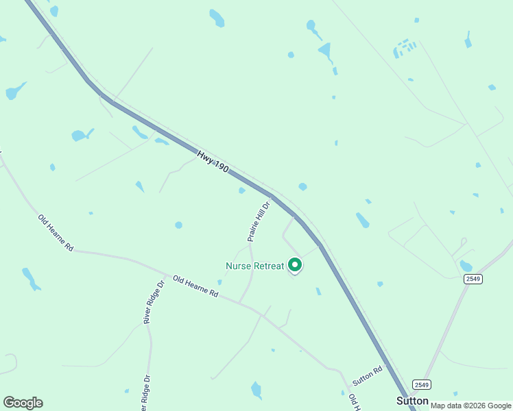map of restaurants, bars, coffee shops, grocery stores, and more near 11830 Prairie Hill Drive in Hearne