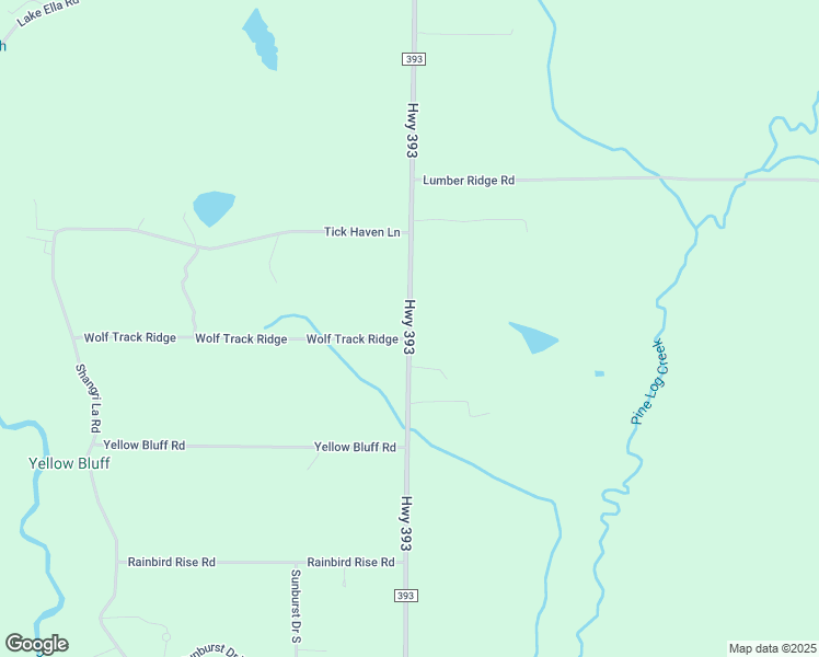 map of restaurants, bars, coffee shops, grocery stores, and more near Highway 393 in Okaloosa County