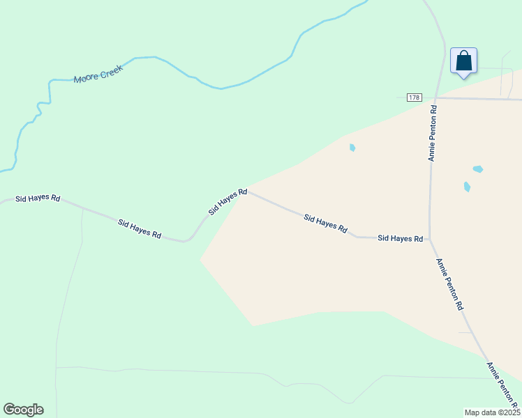 map of restaurants, bars, coffee shops, grocery stores, and more near 2051 Sid Hayes Road in Jay