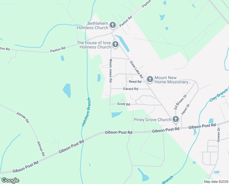 map of restaurants, bars, coffee shops, grocery stores, and more near 12 Garard Road in Folkston