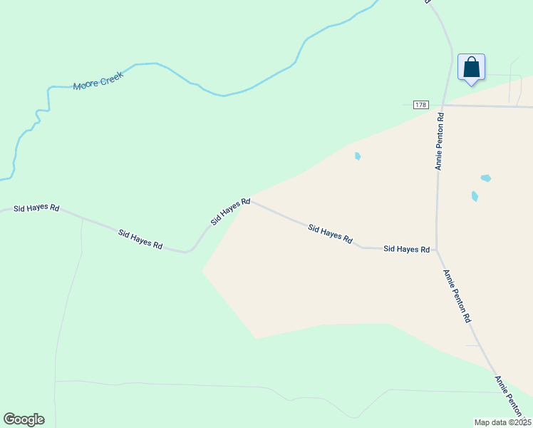 map of restaurants, bars, coffee shops, grocery stores, and more near 2051 Sid Hayes Road in Jay