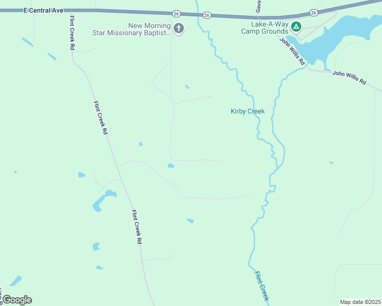 map of restaurants, bars, coffee shops, grocery stores, and more near 159 Dawson Road in Wiggins