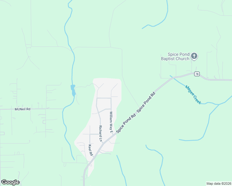 map of restaurants, bars, coffee shops, grocery stores, and more near 8520 Stephanie Court in Mobile County