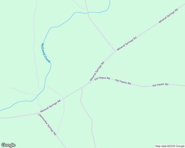 map of restaurants, bars, coffee shops, grocery stores, and more near Mineral Springs Road in Jay