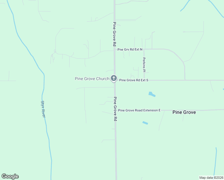 map of restaurants, bars, coffee shops, grocery stores, and more near 41901 Pine Grove Road in Bay Minette
