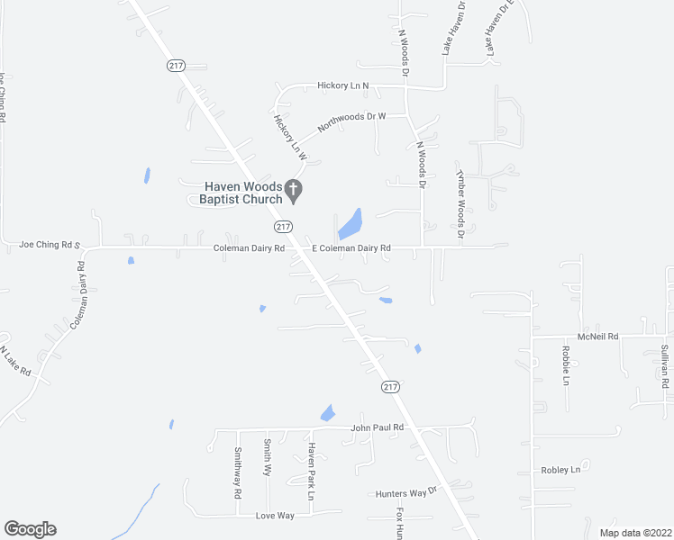 map of restaurants, bars, coffee shops, grocery stores, and more near 6962 Lott Road in Semmes